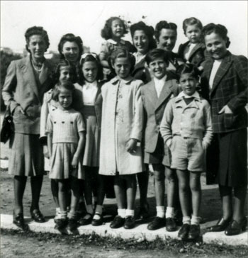 Lerner family in Lisbon, 1940.